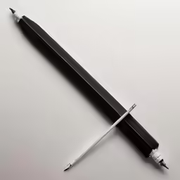 a pen is being photographed by someone