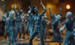 the figures are very well decorated in metallic