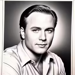 an engraving photo of a man wearing a dress shirt and tie