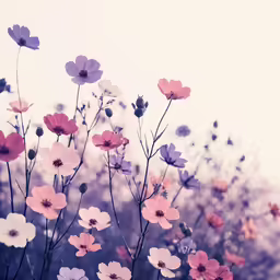 close up view of colorful flower and plants