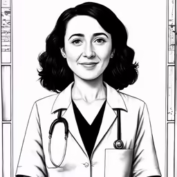 the original illustration for the show, she wrote that it shows herself as a nurse
