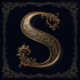 an image of a fancy letter s