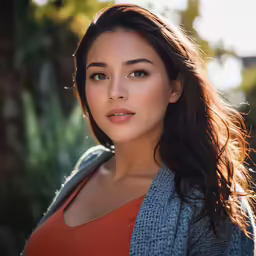 an image of a woman looking into the camera