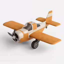 a toy airplane on a white background
