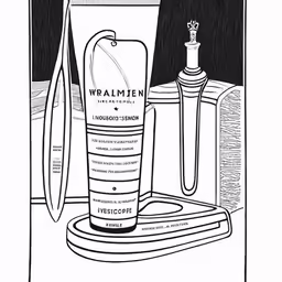 an illustration shows the ingredients to an ointment