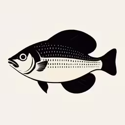 an art print of a fish swimming